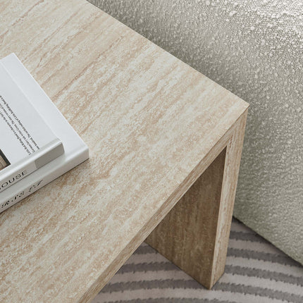 Modway EEI-6772 Mirella Faux Travertine Side Table Modway