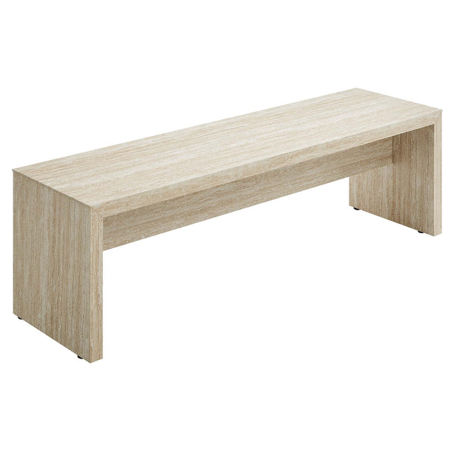 Modway EEI-6773 Mirella 62" Faux Travertine Long Bench Modway
