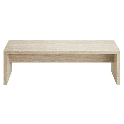 Modway EEI-6773 Mirella 62" Faux Travertine Long Bench Modway