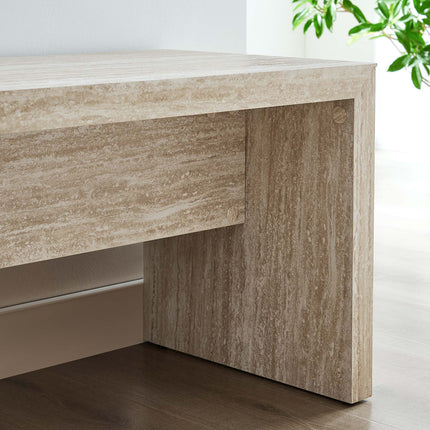 Modway EEI-6773 Mirella 62" Faux Travertine Long Bench Modway