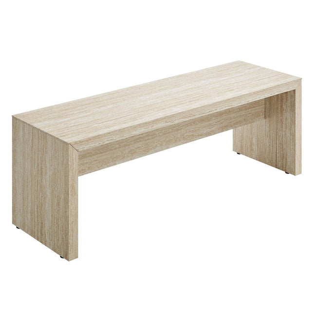 Modway EEI-6774 Mirella 53.5" Faux Travertine Bench Modway