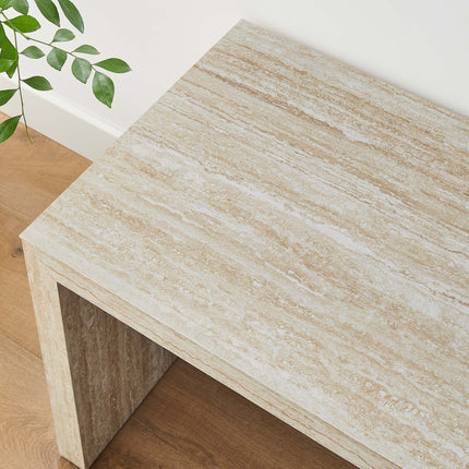 Modway EEI-6774 Mirella 53.5" Faux Travertine Bench Modway