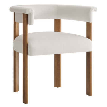 Modway EEI-6775 Imogen Performance Velvet Barrel Dining Chairs Set of 2 Modway