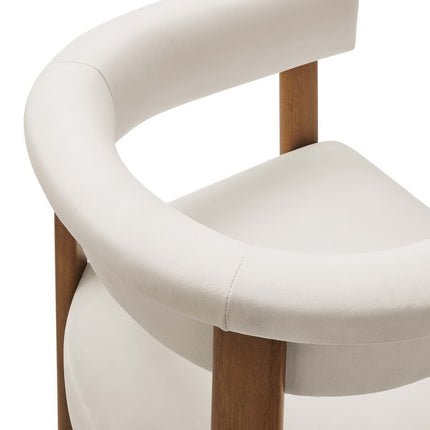 Modway EEI-6775 Imogen Performance Velvet Barrel Dining Chairs Set of 2 Modway