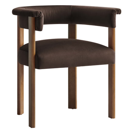 Modway EEI-6775 Imogen Performance Velvet Barrel Dining Chairs Set of 2 Modway