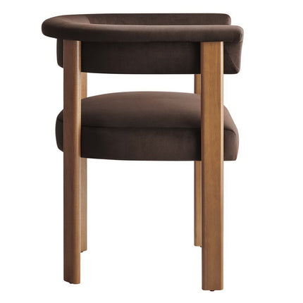 Modway EEI-6775 Imogen Performance Velvet Barrel Dining Chairs Set of 2 Modway