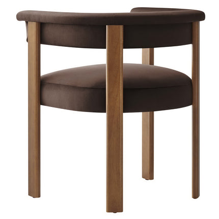 Modway EEI-6775 Imogen Performance Velvet Barrel Dining Chairs Set of 2 Modway