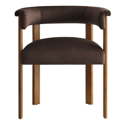 Modway EEI-6775 Imogen Performance Velvet Barrel Dining Chairs Set of 2 Modway