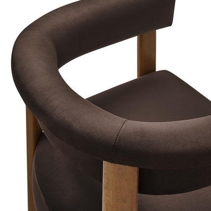 Modway EEI-6775 Imogen Performance Velvet Barrel Dining Chairs Set of 2 Modway