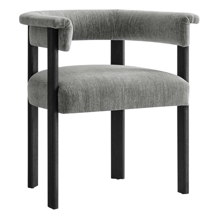 Modway EEI-6776 Imogen Fabric Upholstered Barrel Dining Chairs Set of 2 Modway