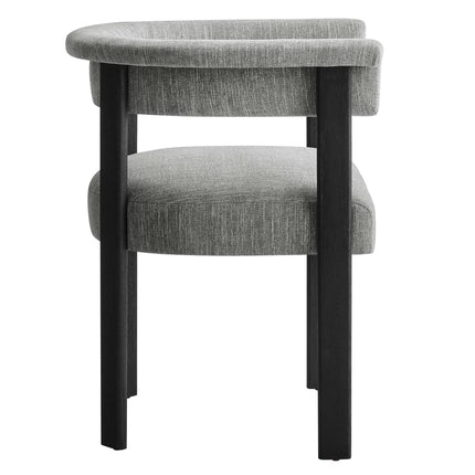 Modway EEI-6776 Imogen Fabric Upholstered Barrel Dining Chairs Set of 2 Modway