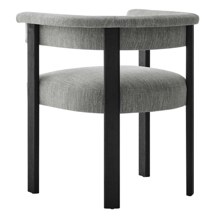 Modway EEI-6776 Imogen Fabric Upholstered Barrel Dining Chairs Set of 2 Modway