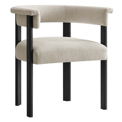 Modway EEI-6776 Imogen Fabric Upholstered Barrel Dining Chairs Set of 2 Modway