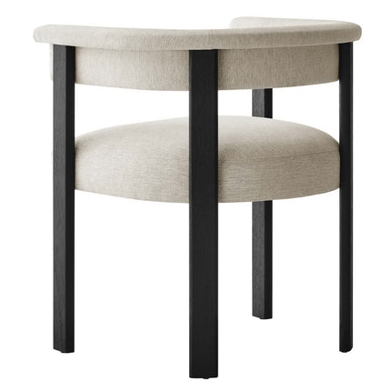 Modway EEI-6776 Imogen Fabric Upholstered Barrel Dining Chairs Set of 2 Modway