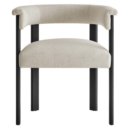 Modway EEI-6776 Imogen Fabric Upholstered Barrel Dining Chairs Set of 2 Modway