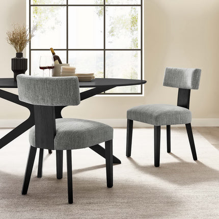 Modway EEI-6777 Nalani Fabric Upholstered Dining Chairs Set of 2 Modway