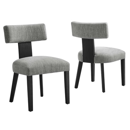 Modway EEI-6777 Nalani Fabric Upholstered Dining Chairs Set of 2 Modway