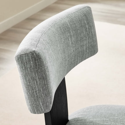 Modway EEI-6777 Nalani Fabric Upholstered Dining Chairs Set of 2 Modway