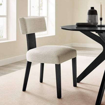 Modway EEI-6777 Nalani Fabric Upholstered Dining Chairs Set of 2 Modway
