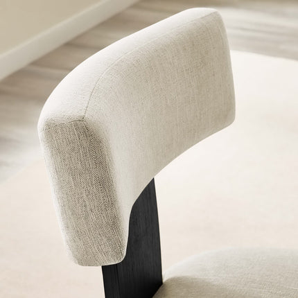 Modway EEI-6777 Nalani Fabric Upholstered Dining Chairs Set of 2 Modway