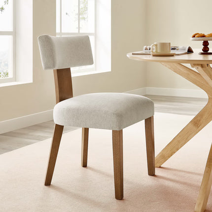 Modway EEI-6777 Nalani Fabric Upholstered Dining Chairs Set of 2 Modway