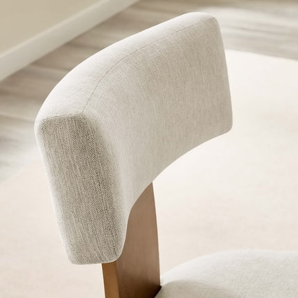 Modway EEI-6777 Nalani Fabric Upholstered Dining Chairs Set of 2 Modway