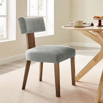 Modway EEI-6777 Nalani Fabric Upholstered Dining Chairs Set of 2 Modway
