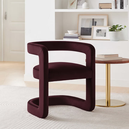 Modway EEI-6778 Winslow Performance Velvet Barrel Accent Chair Modway