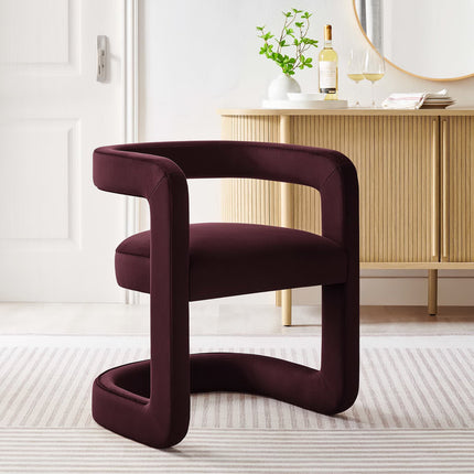 Modway EEI-7052 Winslow Barrel Performance Velvet Dining Chair Modway