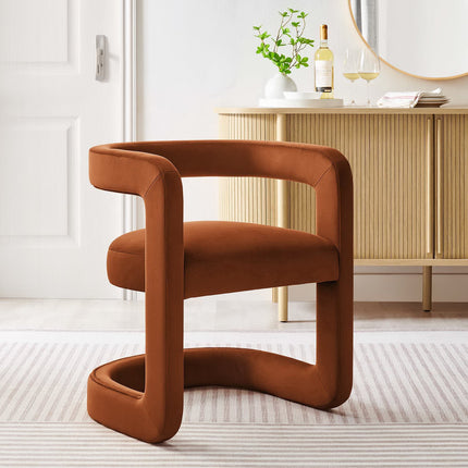 Modway EEI-7052 Winslow Barrel Performance Velvet Dining Chair Modway