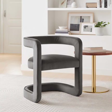 Modway EEI-6778 Winslow Performance Velvet Barrel Accent Chair Modway