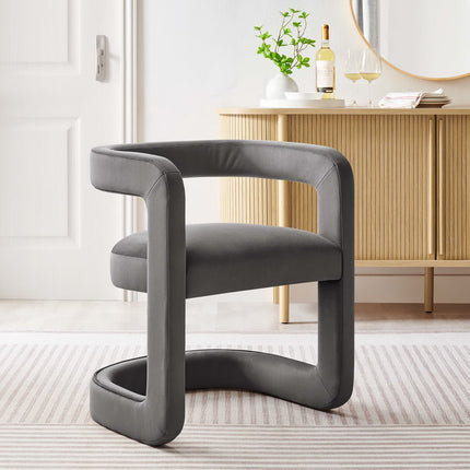 Modway EEI-7052 Winslow Barrel Performance Velvet Dining Chair Modway