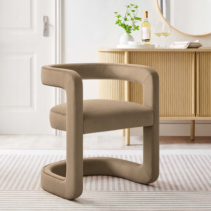 Modway EEI-7052 Winslow Barrel Performance Velvet Dining Chair Modway