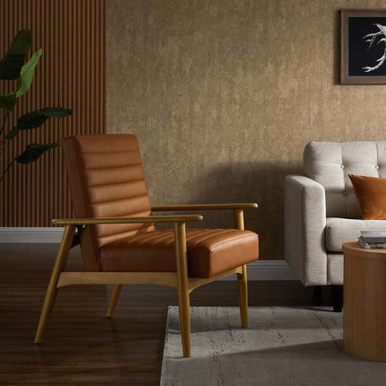 Modway EEI-6779 Jensen Vegan Leather Accent Chair Modway