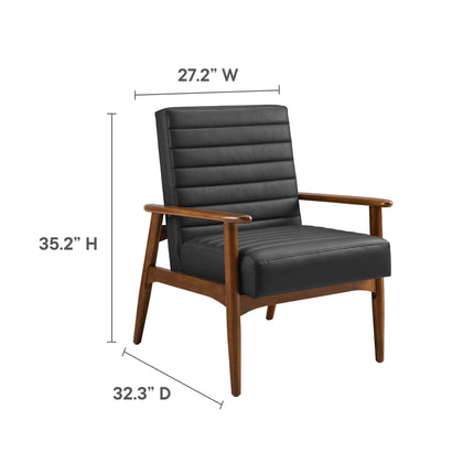 Modway EEI-6779 Jensen Vegan Leather Accent Chair Modway