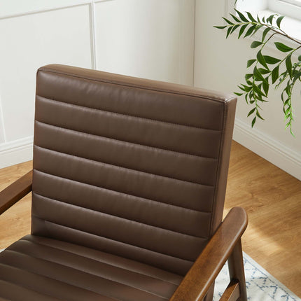 Modway EEI-6779 Jensen Vegan Leather Accent Chair Modway