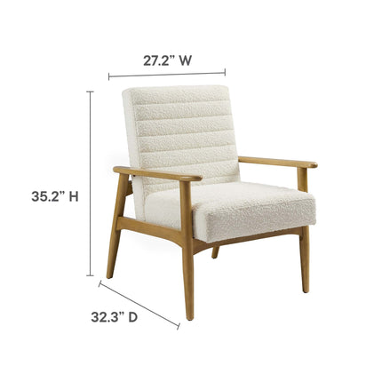 Modway EEI-6780 Jensen Boucle Fabric Accent Chair Modway