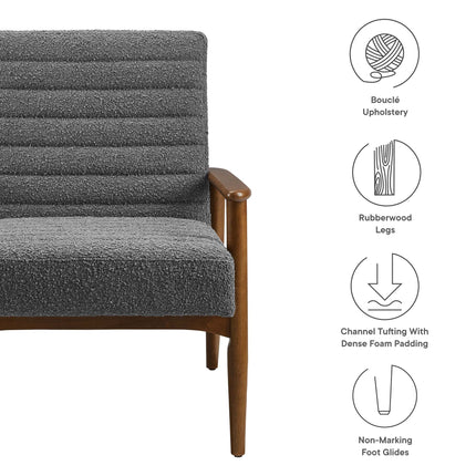 Modway EEI-6780 Jensen Boucle Fabric Accent Chair Modway