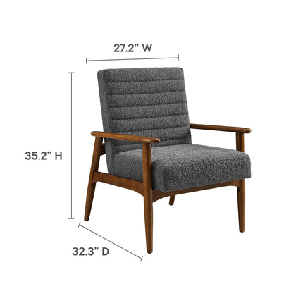Modway EEI-6780 Jensen Boucle Fabric Accent Chair Modway