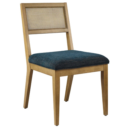 Modway EEI-6781 Nimba Faux Rattan Fabric Dining Chairs Set of 2 Modway