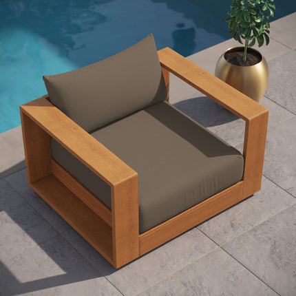 Modway EEI-6782 Tahoe Outdoor Patio Acacia Wood Chair - Plaza Home Decor