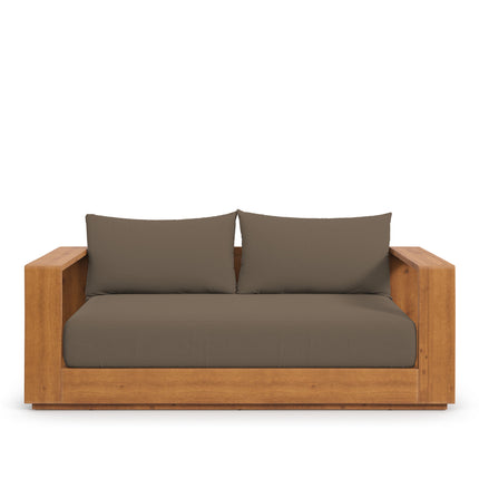 Modway EEI-6783 Tahoe Acacia Wood Outdoor Patio Acacia Wood Loveseat - Plaza Home Decor