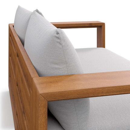 Modway EEI-6783 Tahoe Acacia Wood Outdoor Patio Acacia Wood Loveseat - Plaza Home Decor