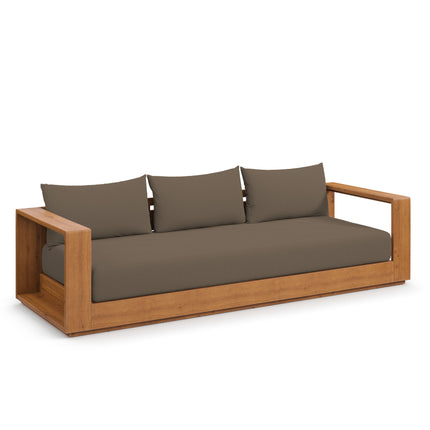 Modway EEI-6784 Tahoe Outdoor Patio Acacia Wood Sofa - Plaza Home Decor