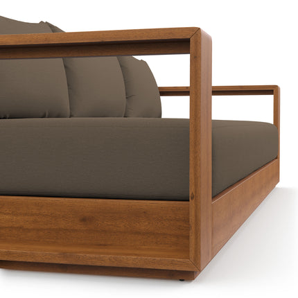 Modway EEI-6784 Tahoe Outdoor Patio Acacia Wood Sofa - Plaza Home Decor