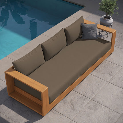 Modway EEI-6784 Tahoe Outdoor Patio Acacia Wood Sofa - Plaza Home Decor