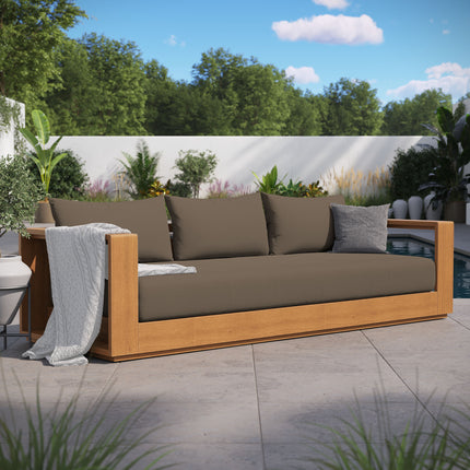 Modway EEI-6784 Tahoe Outdoor Patio Acacia Wood Sofa - Plaza Home Decor