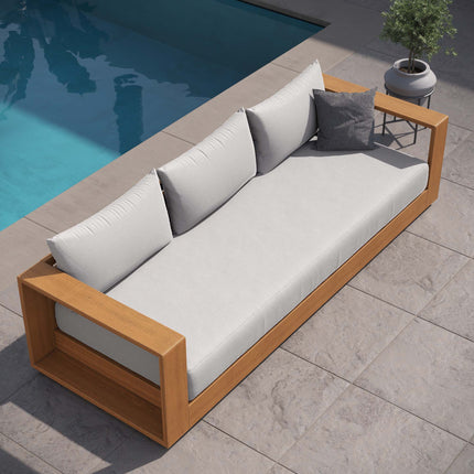 Modway EEI-6784 Tahoe Outdoor Patio Acacia Wood Sofa - Plaza Home Decor