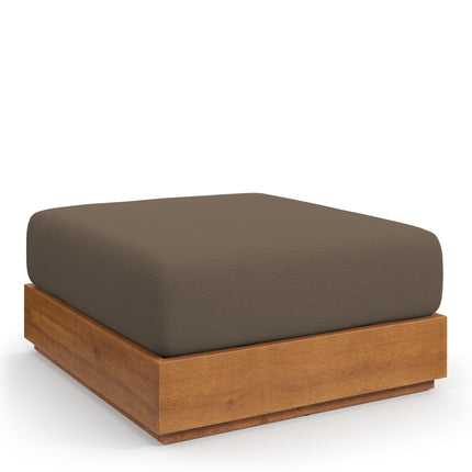 Modway EEI-6785 Tahoe Outdoor Patio Acacia Wood Ottoman - Plaza Home Decor