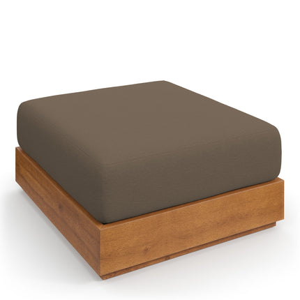 Modway EEI-6785 Tahoe Outdoor Patio Acacia Wood Ottoman - Plaza Home Decor